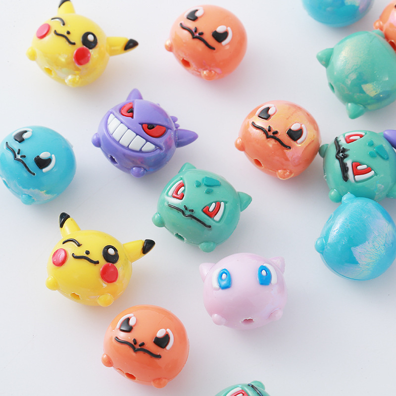 Jewelry Making With Resin - 12 Peças Pokémon: Miçangas DIY, Alça
