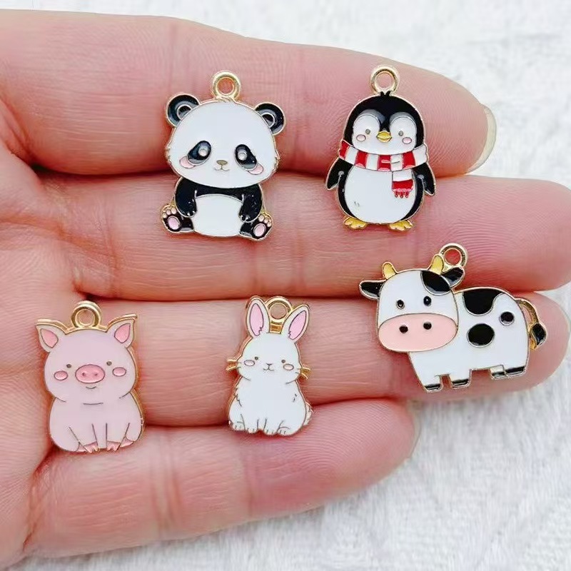 Jewelry Making Pendants - 10 Peças de Pingentes de Chaveiro