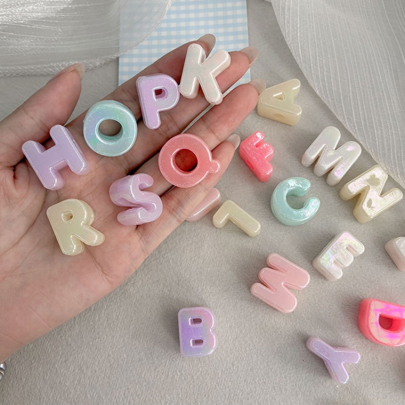Jewelry Making Course - Kit DIY de Contas de Letras
