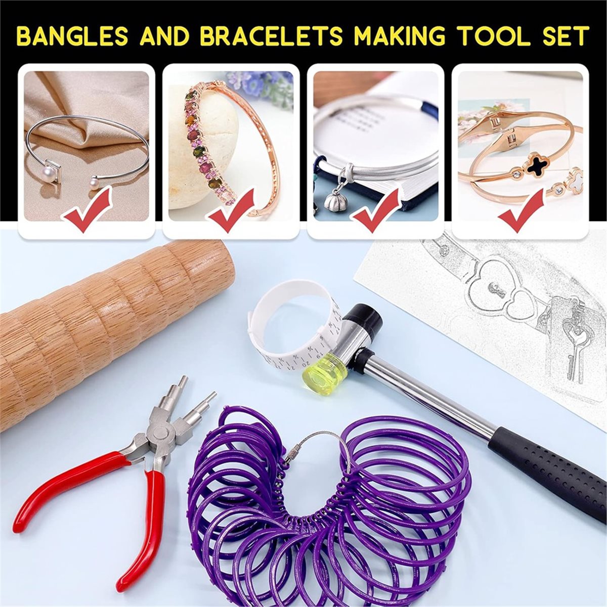 Jewelry Plier Set - NOVO! Kit de Ferramentas para Joalheria