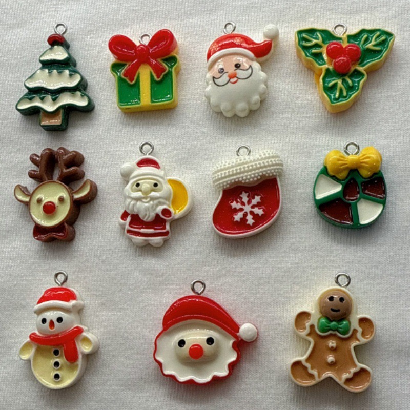 Jewelry Making Pendants - 10 Peças de Pingentes de Resina