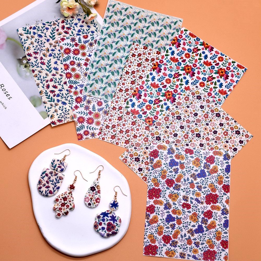 Jewelry Making Techniques - Snasan diy flor suntuosa aquarela transferência