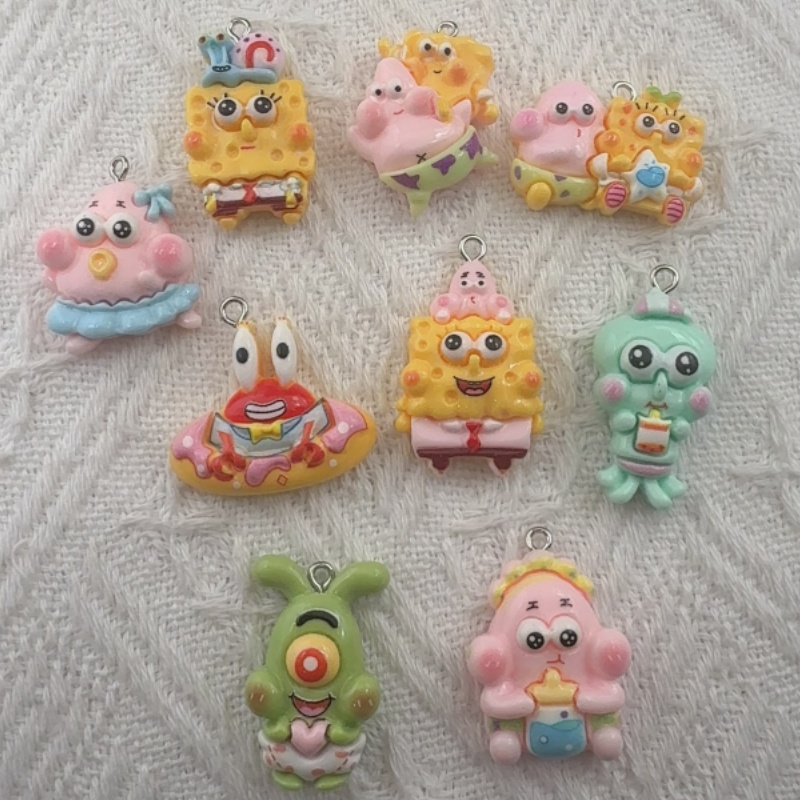 Jewelry Making Pendants - 10 peças de pingente de resina