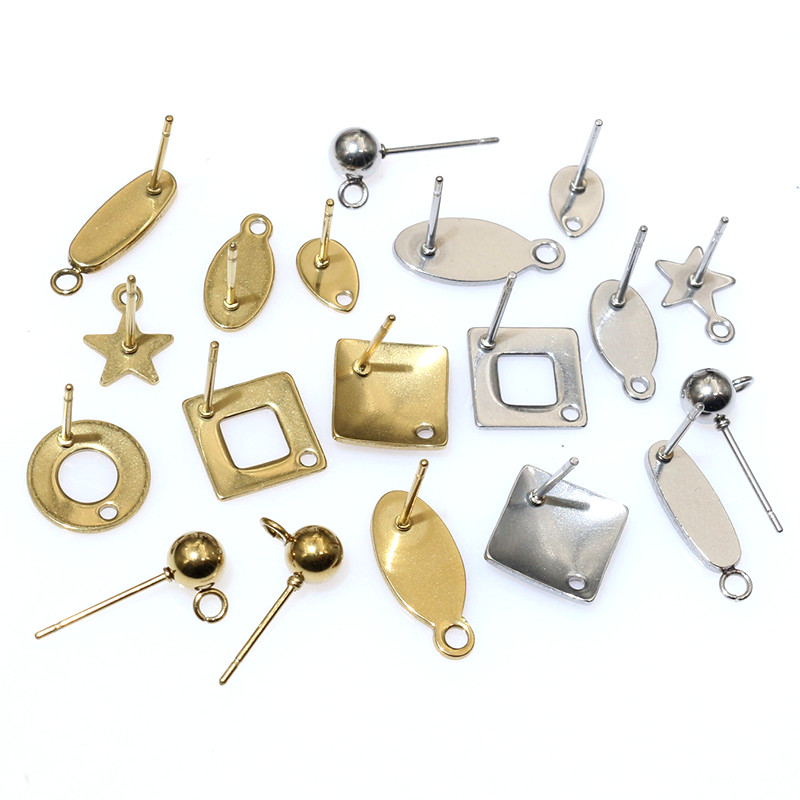 Jewelry Making Ideas - Brinco de artesanato de aço inoxidável
