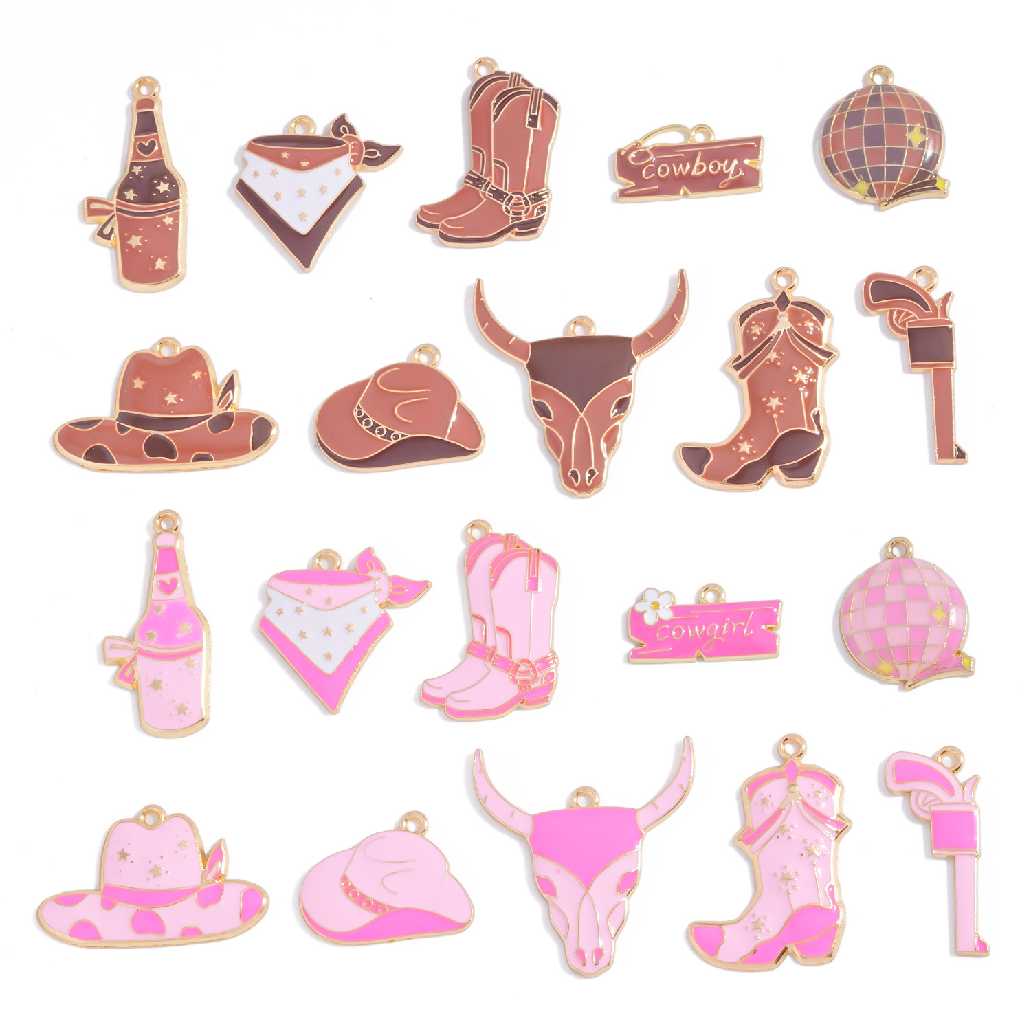 Jewelry Making Event - Pingentes de Esmalte de Liga Metálica