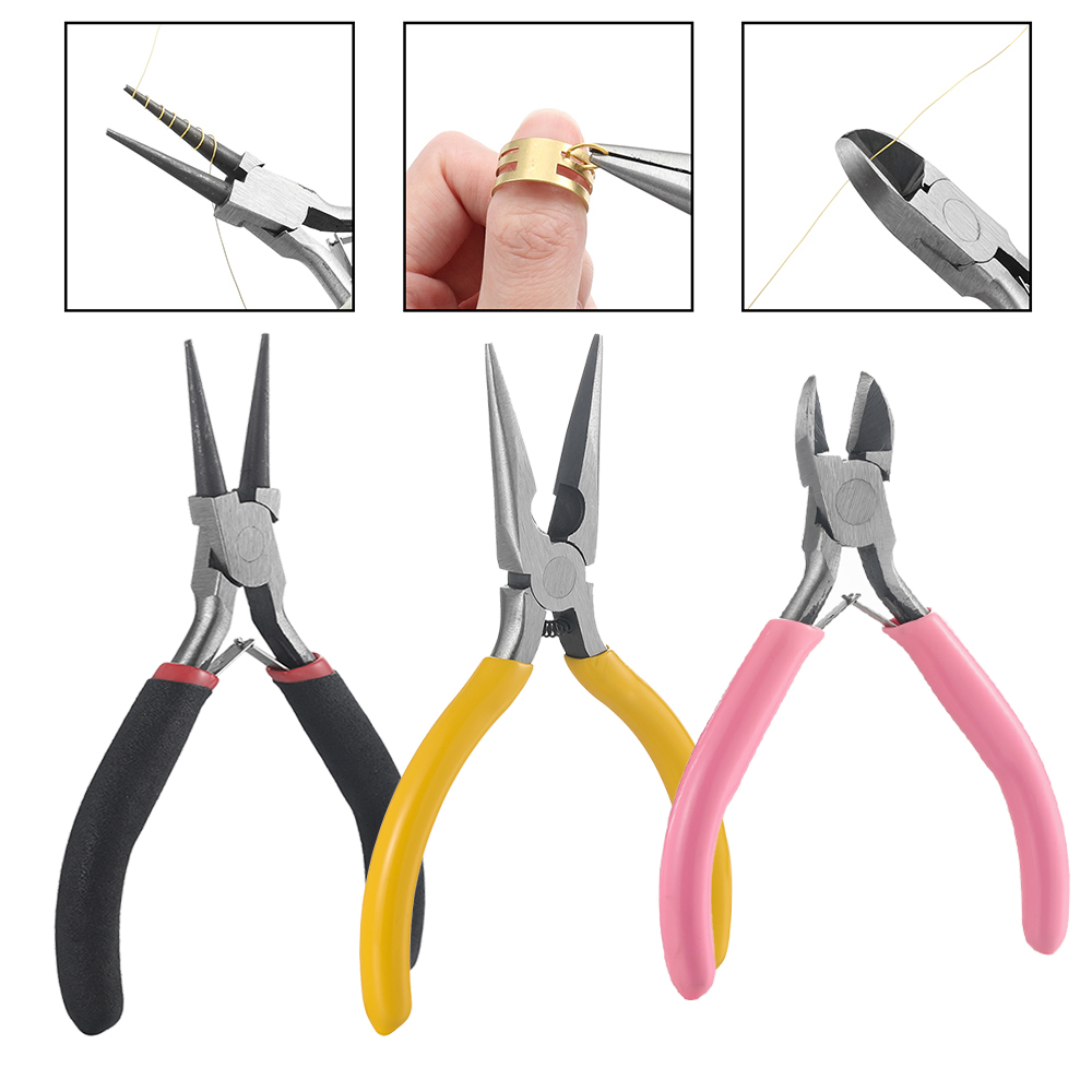 Jewelry Plier Set - 3 pçs/set 3 estilos alicate de