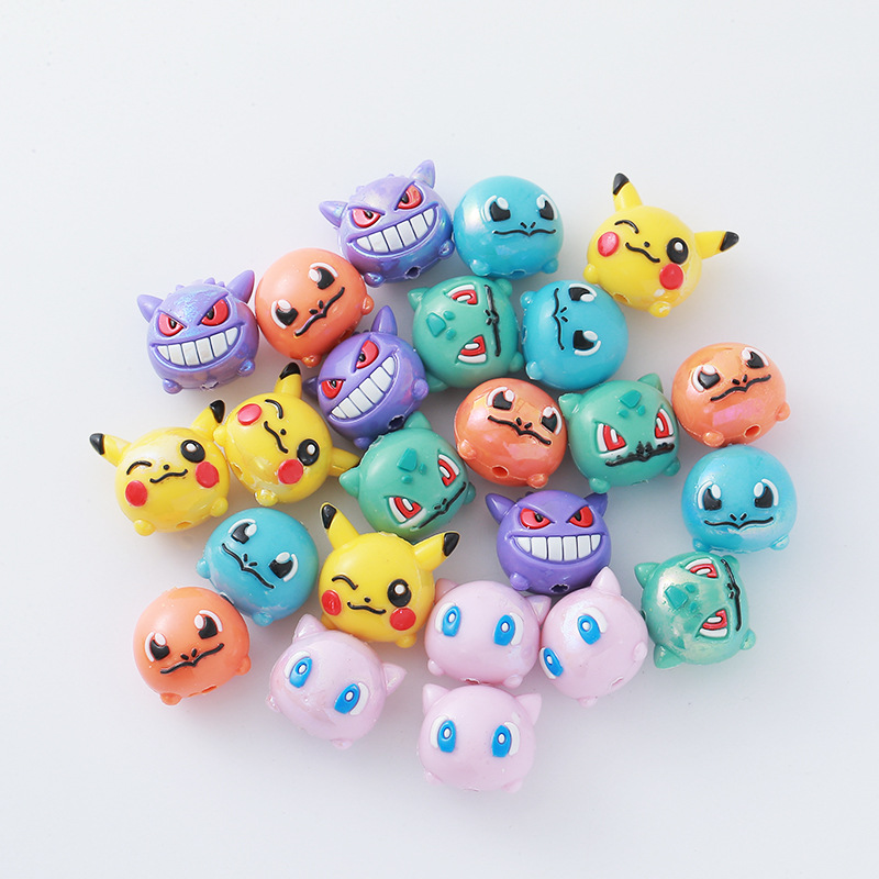 12 Peças Pokémon: Miçangas DIY - Jewelry Making With Resin avaliação e preço