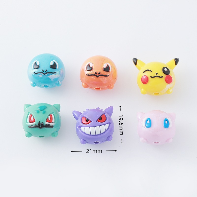 12 Peças Pokémon: Miçangas DIY - Jewelry Making With Resin avaliação e preço