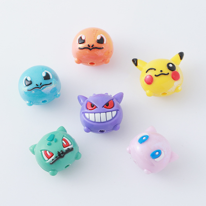 12 Peças Pokémon: Miçangas DIY - Jewelry Making With Resin avaliação e preço