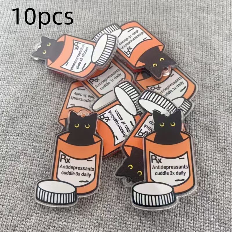 Pingente de gato medicinal em  - Jewelry Making Pendants avaliação e preço