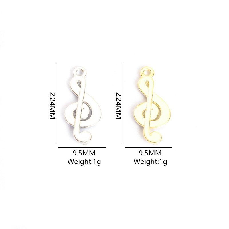 Pingente de nota musical, 100  - Jewelry Making Notes avaliação e preço