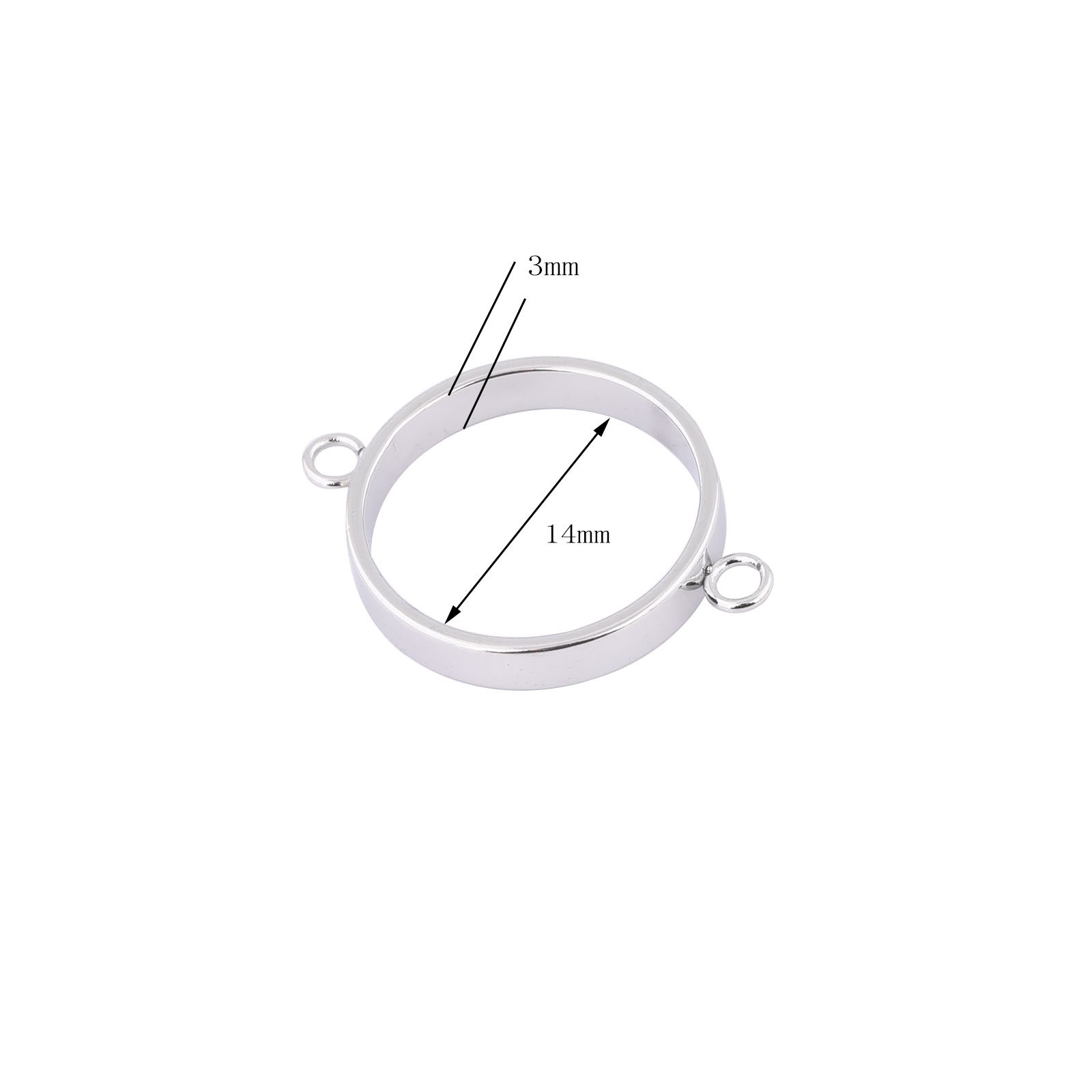 10 pçs de aço inoxidável 14mm  - Jewelry Making With Resin avaliação e preço