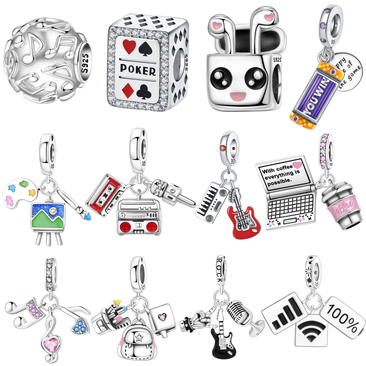  Pingente de Guitarra com Not - Jewelry Making Notes avaliação e preço