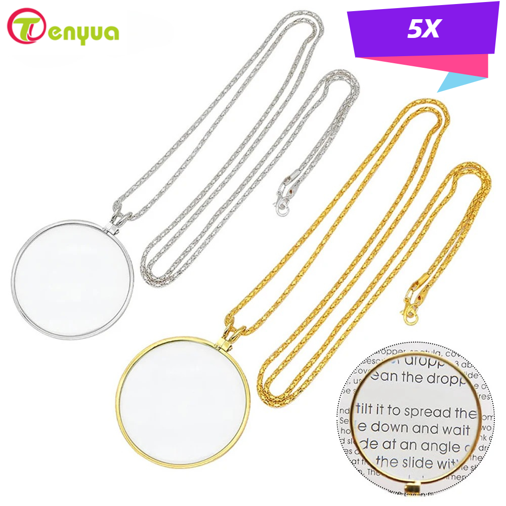 Colar lupa portátil monóculo 5 - Jewelry Making Magazines avaliação e preço