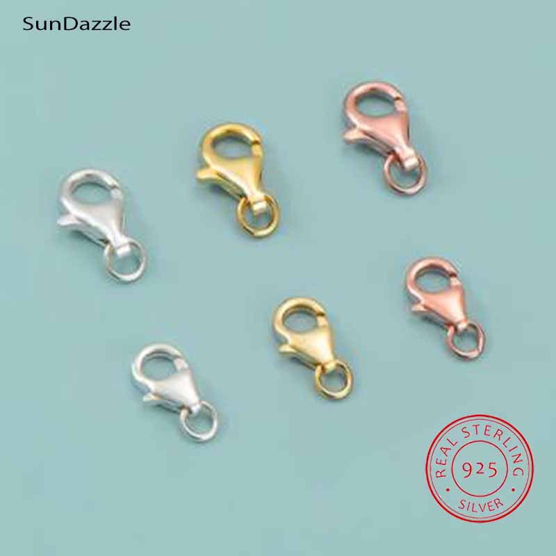 2 pçs genuíno real puro sólido - Jewelry Making Findings avaliação e preço