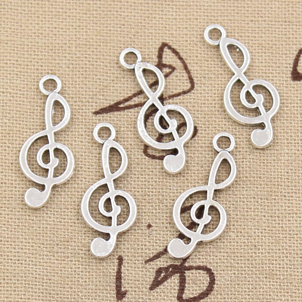 30 pçs encantos nota musical 2 - Jewelry Making Notes avaliação e preço