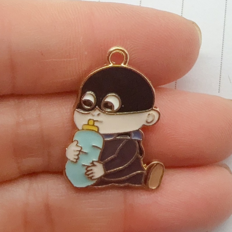 10 peças de pingente de desenh - Jewelry Making Pendants avaliação e preço