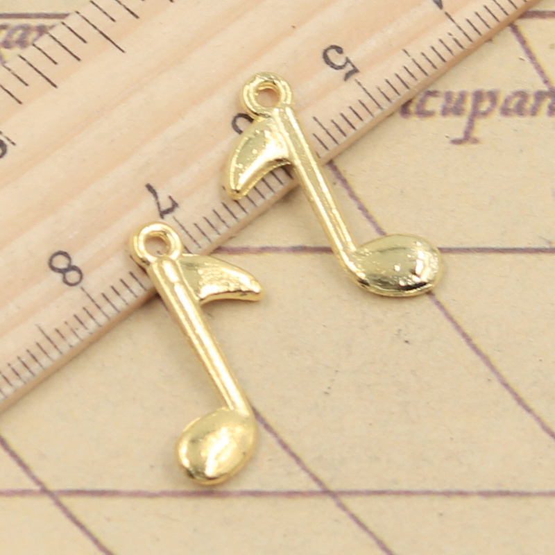 20 pçs encantos nota musical 2 - Jewelry Making Notes avaliação e preço