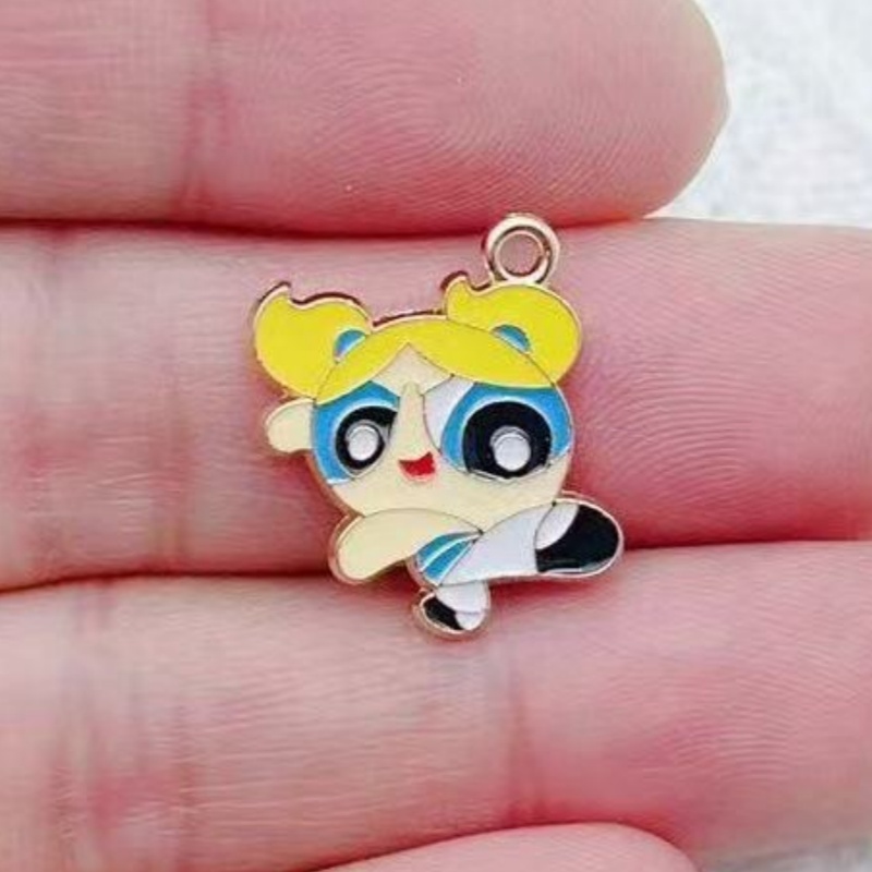 10 peças de pingente de menina - Jewelry Making Pendants avaliação e preço