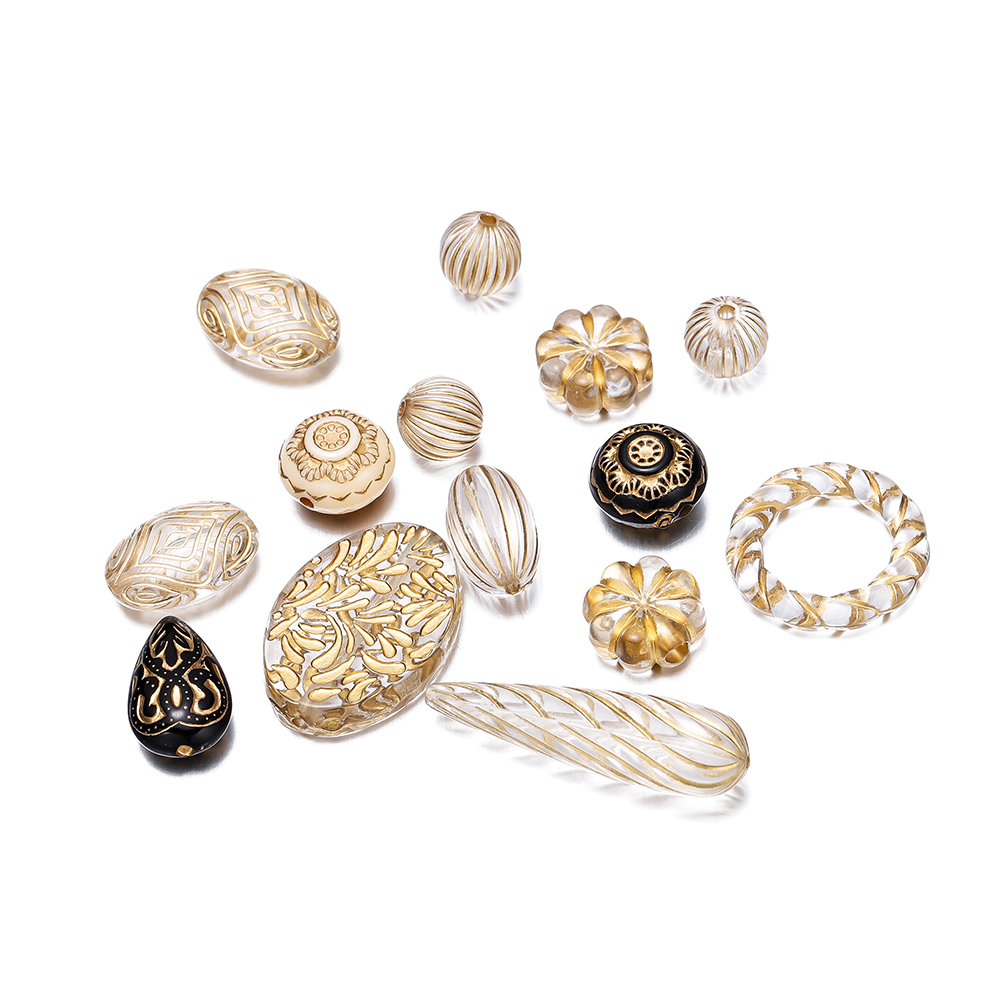 20 Peças de Contas Acrílicas B - Jewelry Making Drawing avaliação e preço