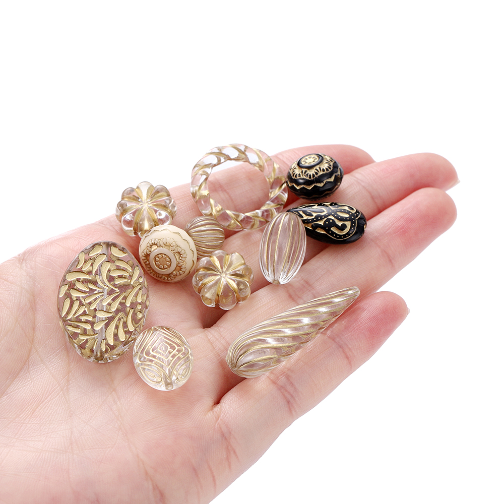 20 Peças de Contas Acrílicas B - Jewelry Making Drawing avaliação e preço