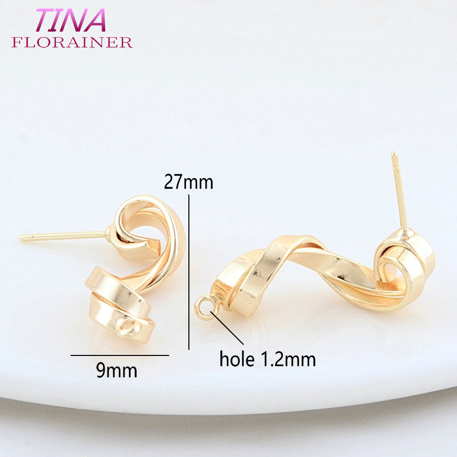 9*27mm 18k cor dourada latão f - Jewelry Making Notes avaliação e preço