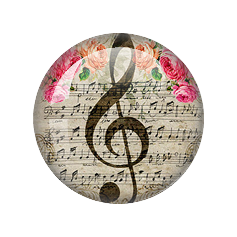 Notas de música beleza 12 pces - Jewelry Making Notes avaliação e preço
