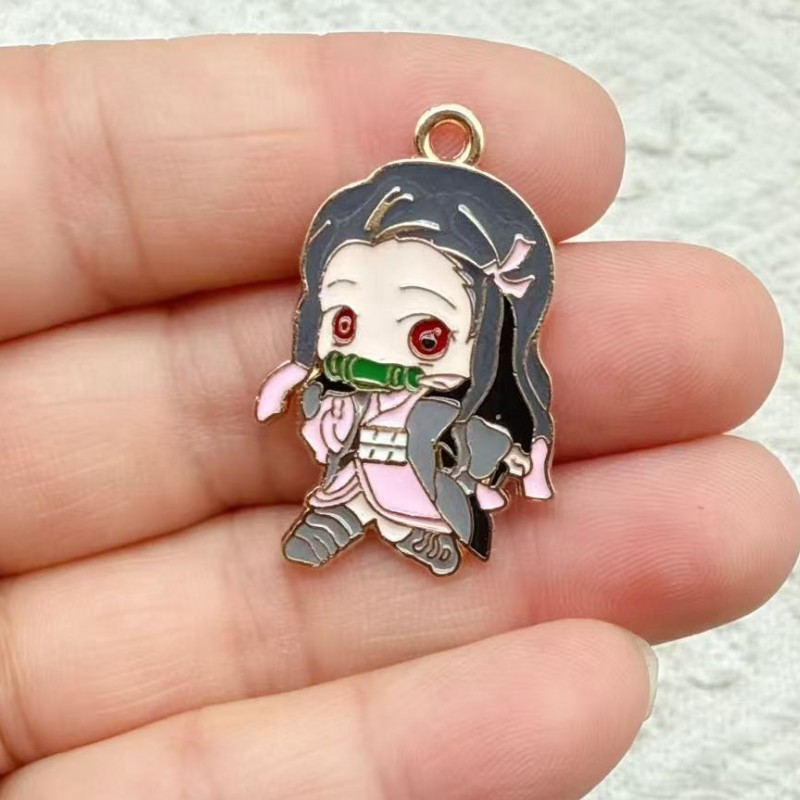 Demon slayer diy acessórios an - Jewelry Making Pendants avaliação e preço