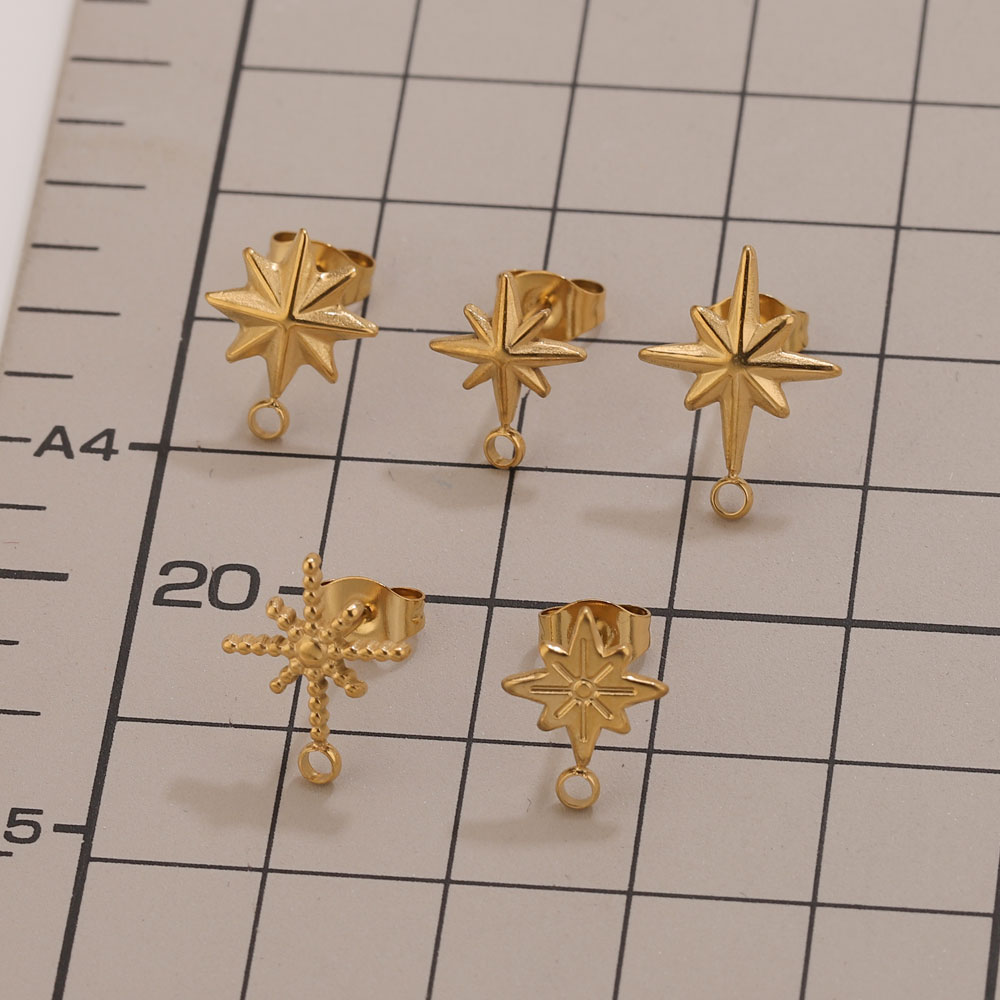6 Peças de Brincos de Estrela  - Jewelry Making Course avaliação e preço