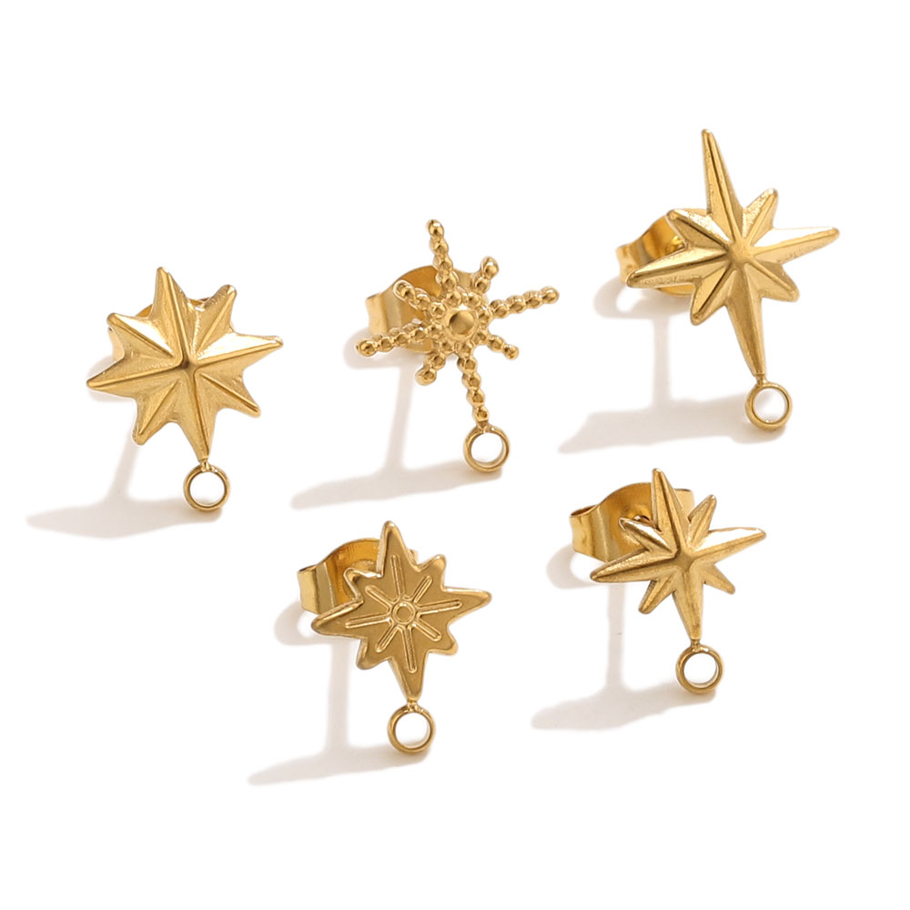 6 Peças de Brincos de Estrela  - Jewelry Making Course avaliação e preço