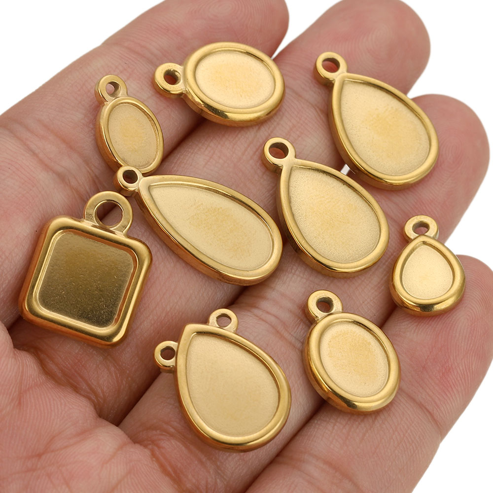 5 Peças de Aço Inoxidável: Bas - Jewelry Making With Resin avaliação e preço