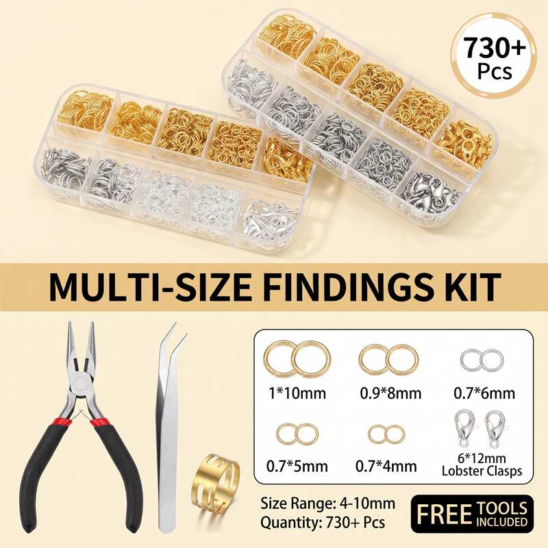 Kit de 12 Grades de Pontas de  - Jewelry Making For Adults avaliação e preço