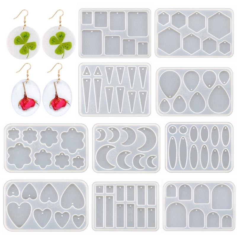 Molde De Brinco De Silicone Pa - Jewelry Making Techniques avaliação e preço