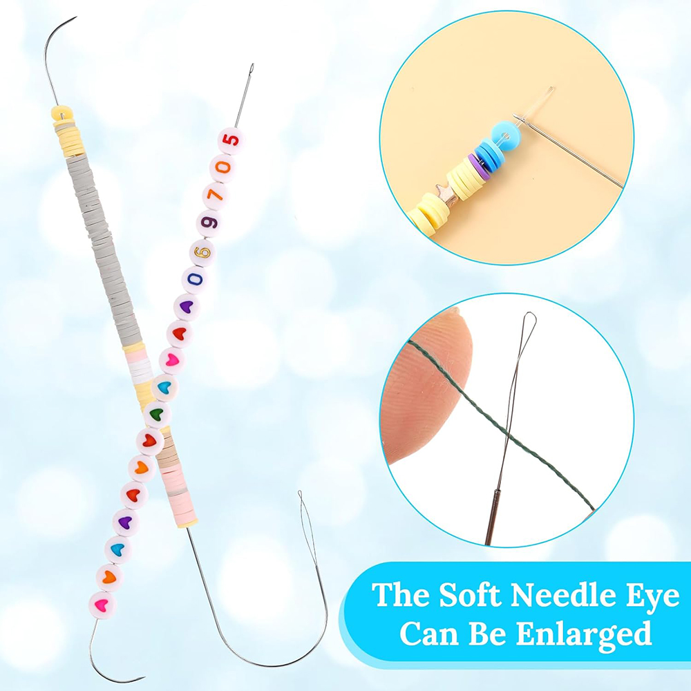 Agulhas de miçangas de olho gr - Beading Needle Fine avaliação e preço
