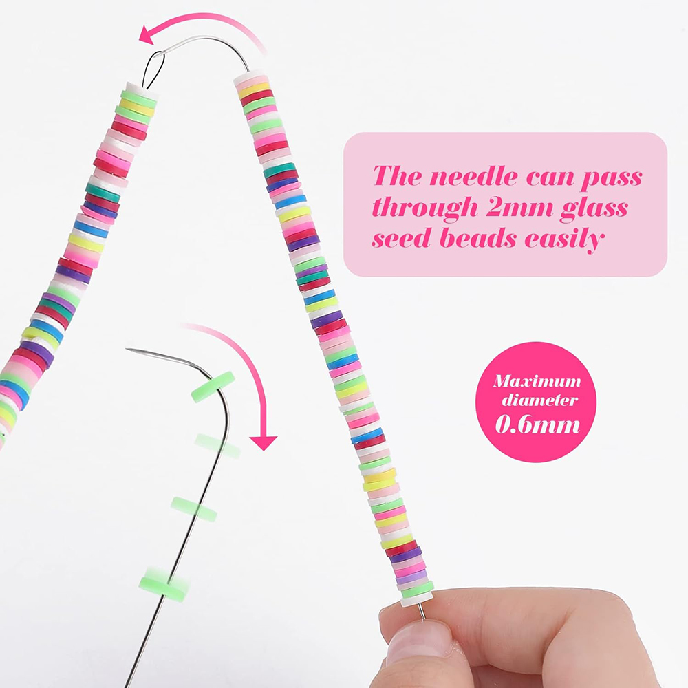 Agulhas de miçangas de olho gr - Beading Needle Fine avaliação e preço