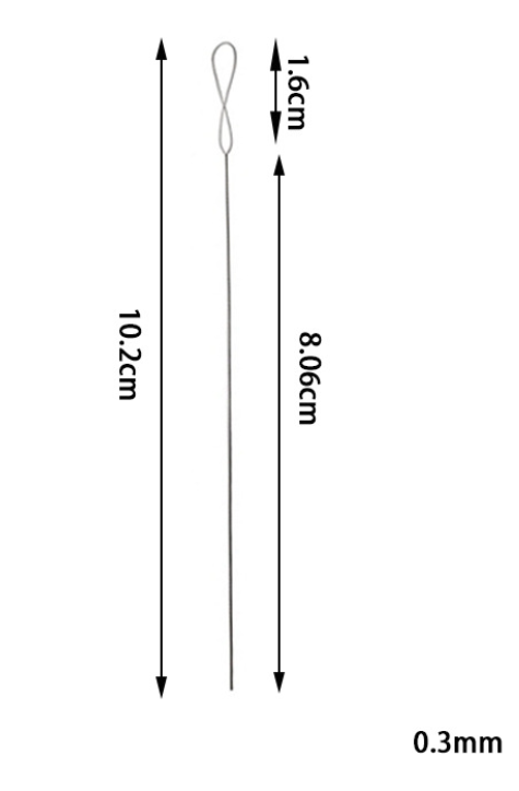 6 peças/lote Agulha de ponta g - Beading Needle Fine avaliação e preço
