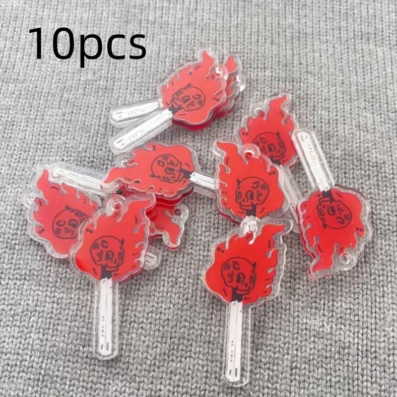 Pingente de crânio em acrílico - Jewelry Making Pendants avaliação e preço
