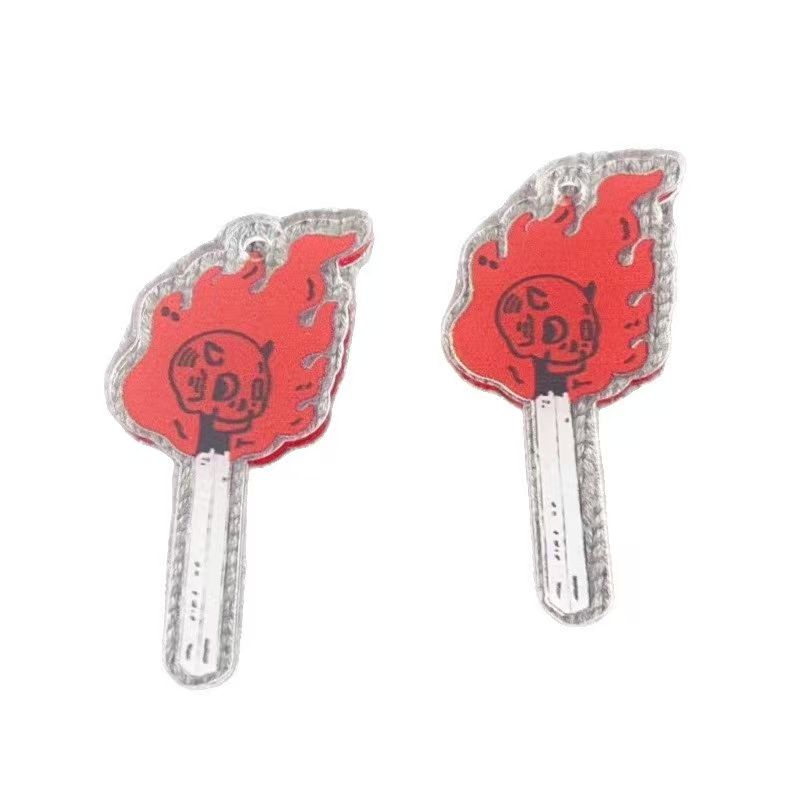 Pingente de crânio em acrílico - Jewelry Making Pendants avaliação e preço