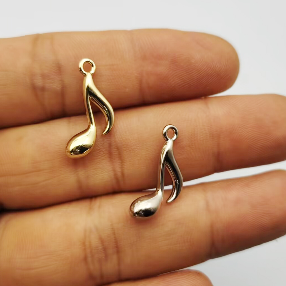 10 peças de pingente de nota m - Jewelry Making Notes avaliação e preço