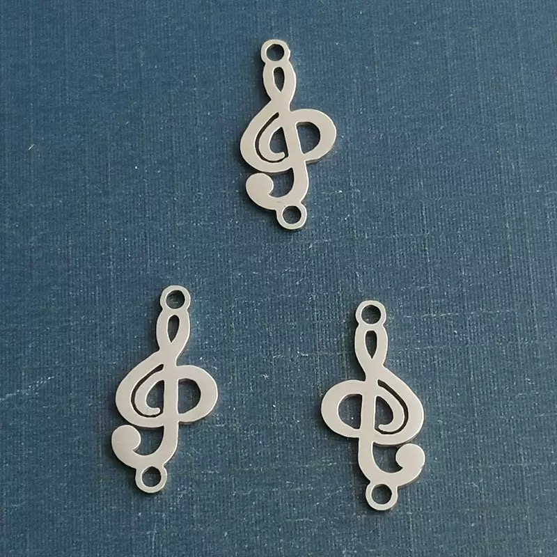 10 peças/lote Pingente de Nota - Jewelry Making Notes avaliação e preço