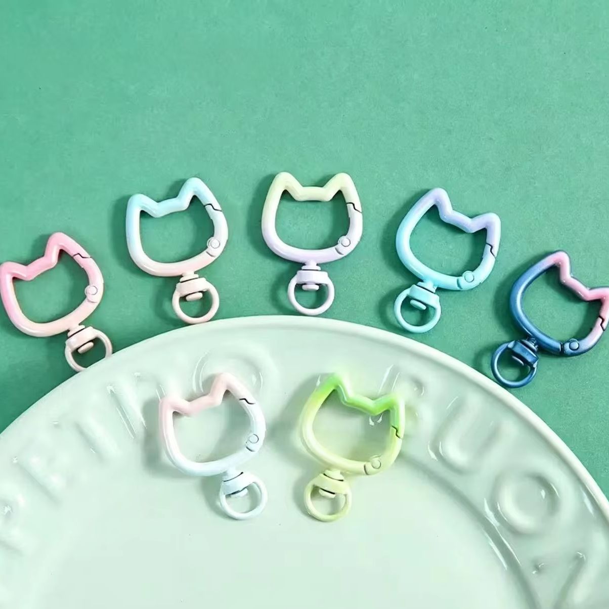 5-10 Peças Mosquetão Gradiente - Jewelry Making Ideas avaliação e preço