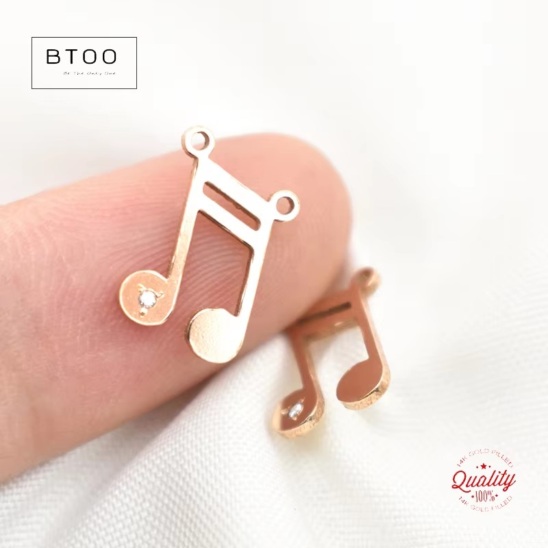 Pingente de Nota Musical Resis - Jewelry Making Notes avaliação e preço
